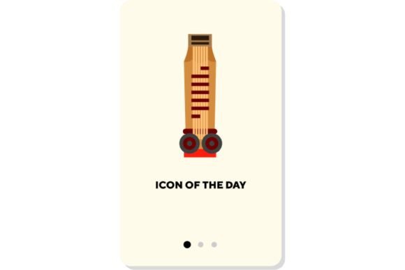 Decoding Tradition Symbols Flat Icon. Gayageum, P: A Guide to Cultural Vector Design