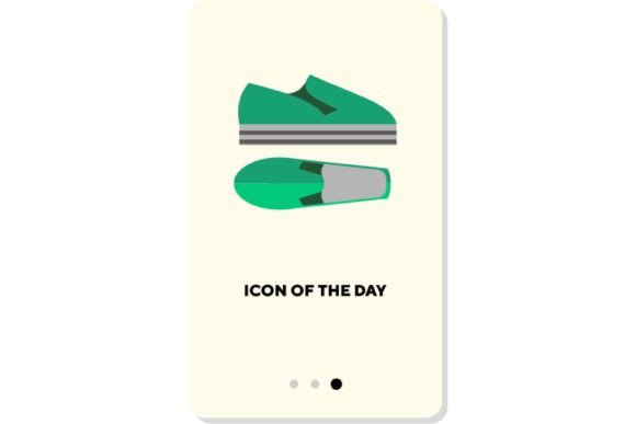 Slip on Shoes and Boots Flat Icon: Elevating Digital Footwear Design
