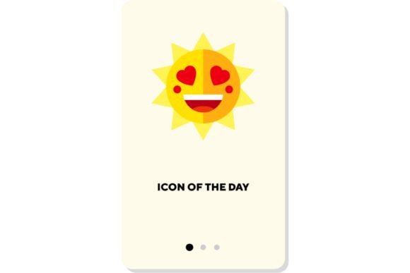Sun Symbol Flat Vector Icon: Summer Design