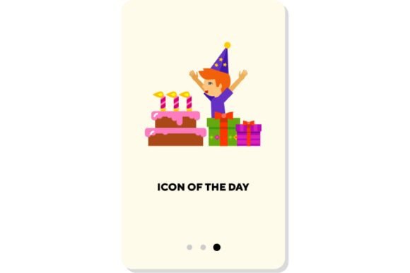 Understanding the Birthday Desserts Flat Icon: Boy Rejoice for Modern Web Design