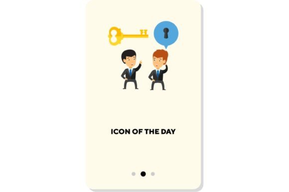 Understanding the Business People Solving Problems Flat Vector Icon