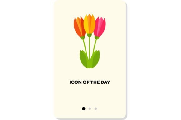 Why the Tulips Flat Icon Bunch of Red Flowers Is a Smart Design Choice for Spring Campaigns